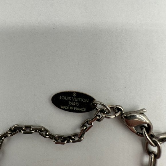 Louis Vuitton Pre-Loved Dice Jewelry Necklace and Earrings with LV Pouch - Picture 5 of 11